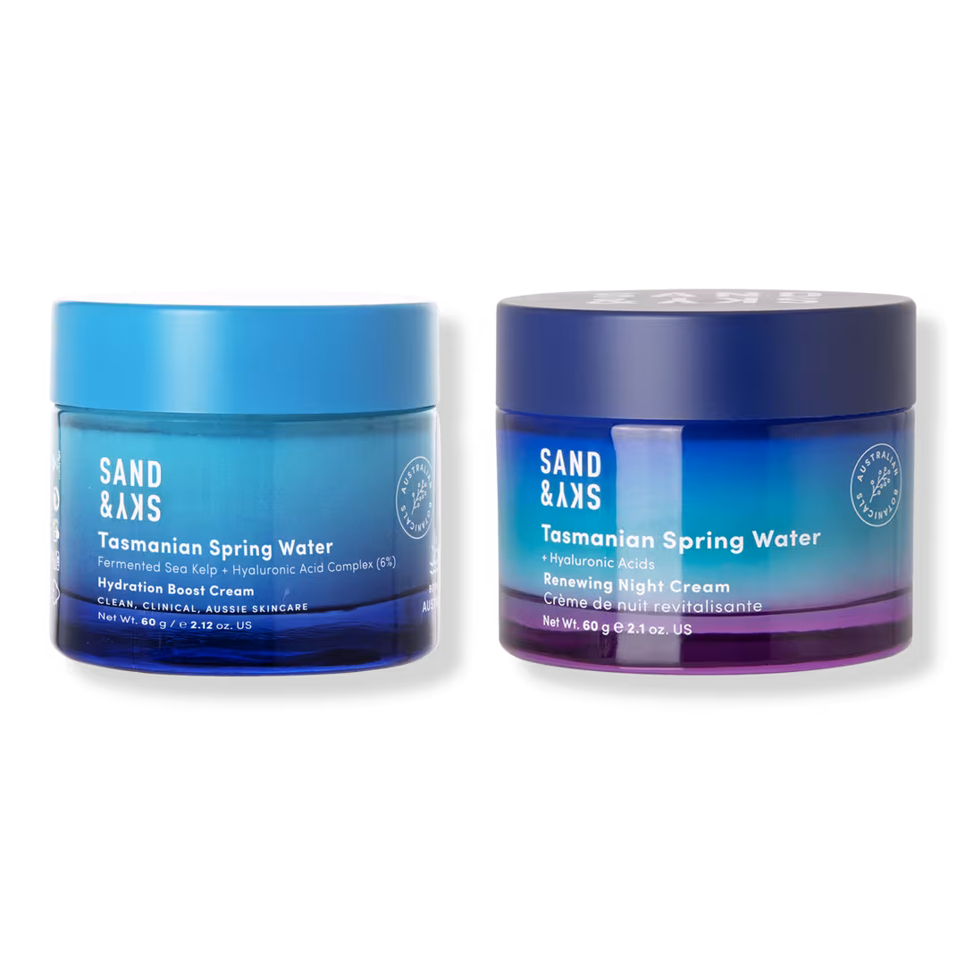 Sand and Sky  Tasmanian Spring Water AM/PM Moisturiser Kit