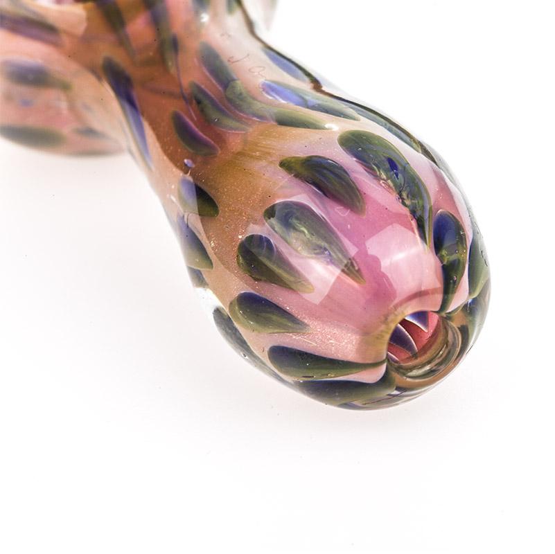 Spotted Glass Spoon Pipe