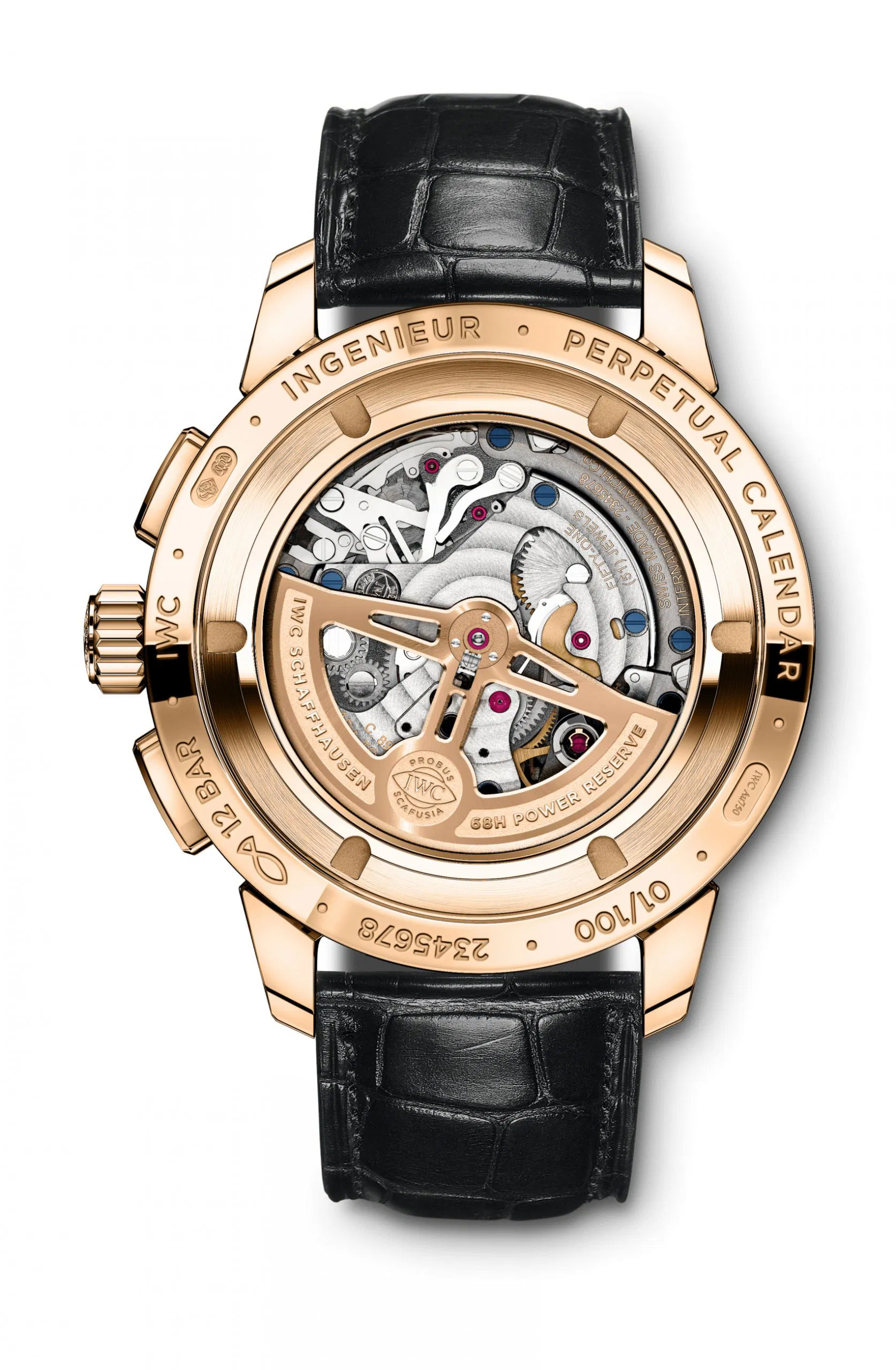 IWC Schaffhausen Ingenieur perpetual calendar digital date month iw381701