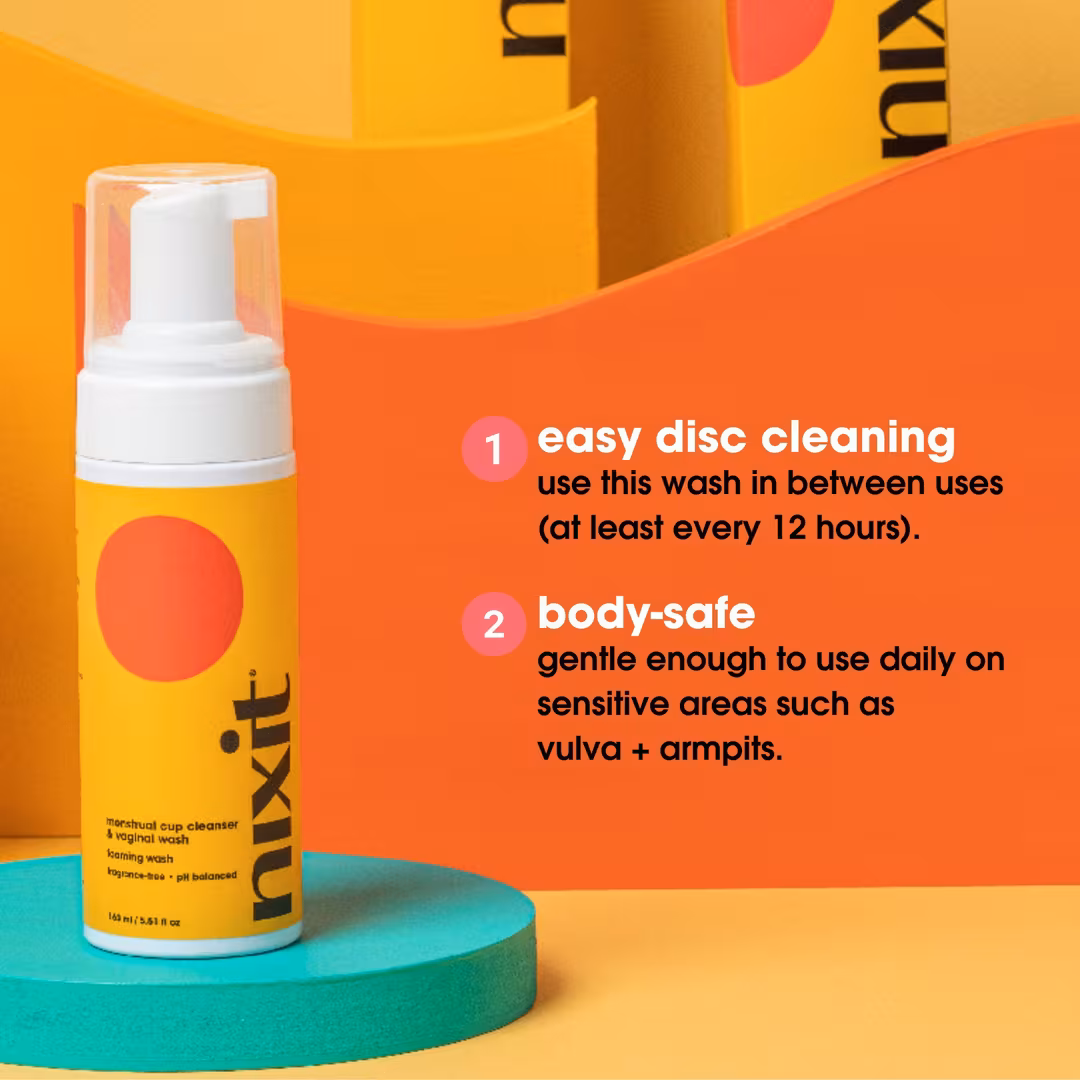 Nixit  Menstrual Cup Cleanser & Vaginal Wash Foaming Wash