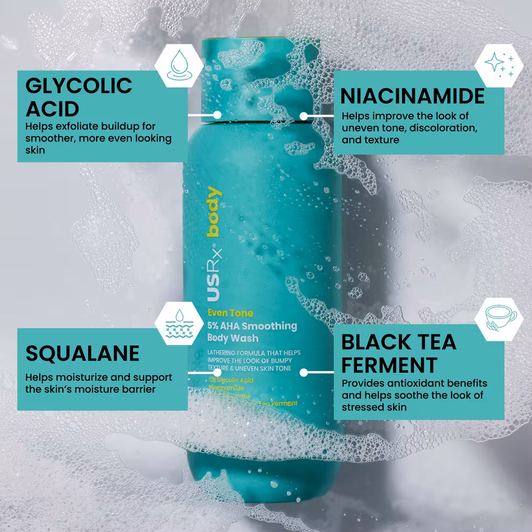Urban Skin Rx  Even Tone 5% AHA Smoothing Body Wash