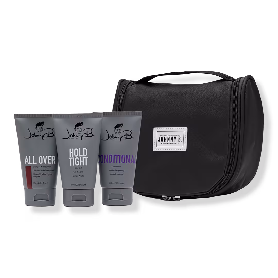 Johnny B. Hair Care  Hair Overnight Toiletry Bag Set