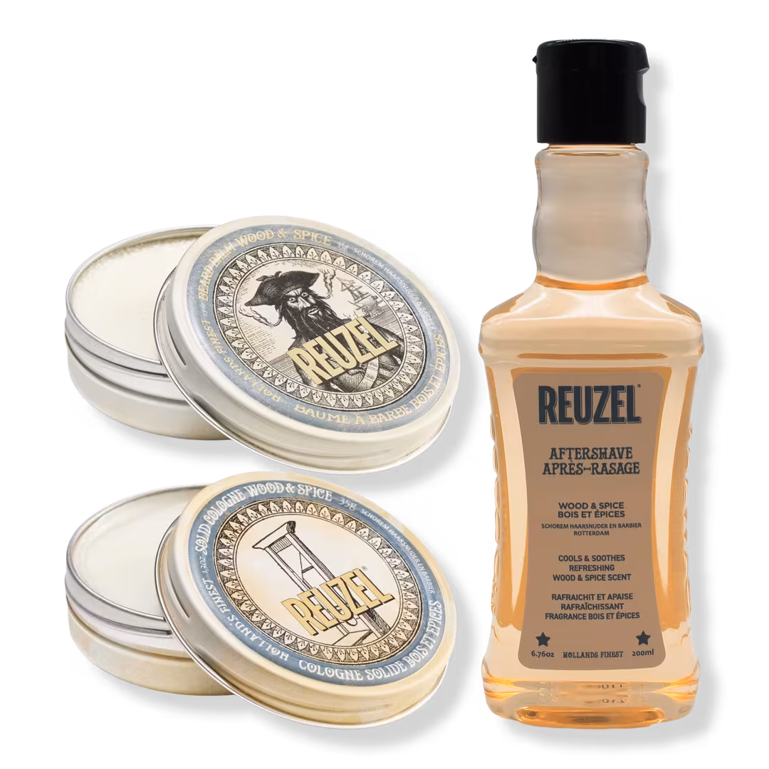 REUZEL  Wood & Spice Beard Bundle Trio