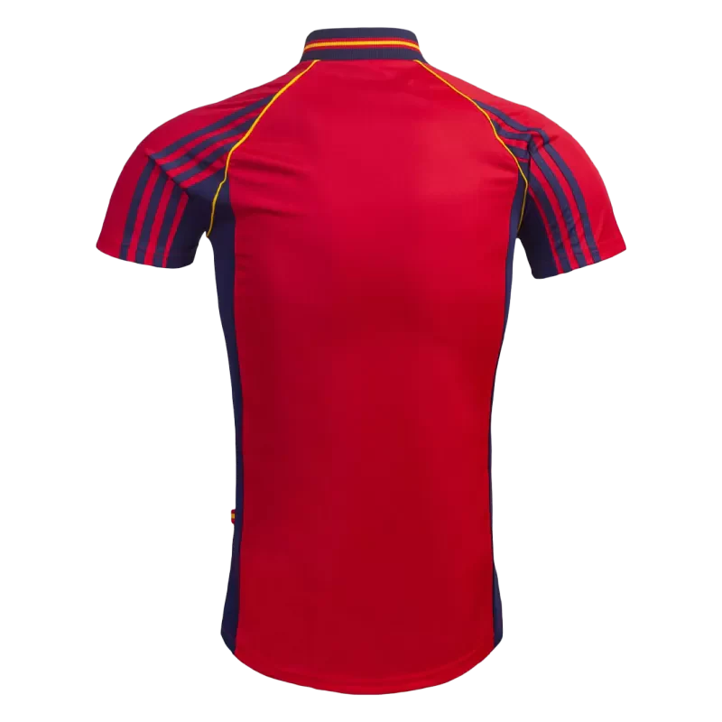 Retro 1998 Spain Home Soccer Jersey