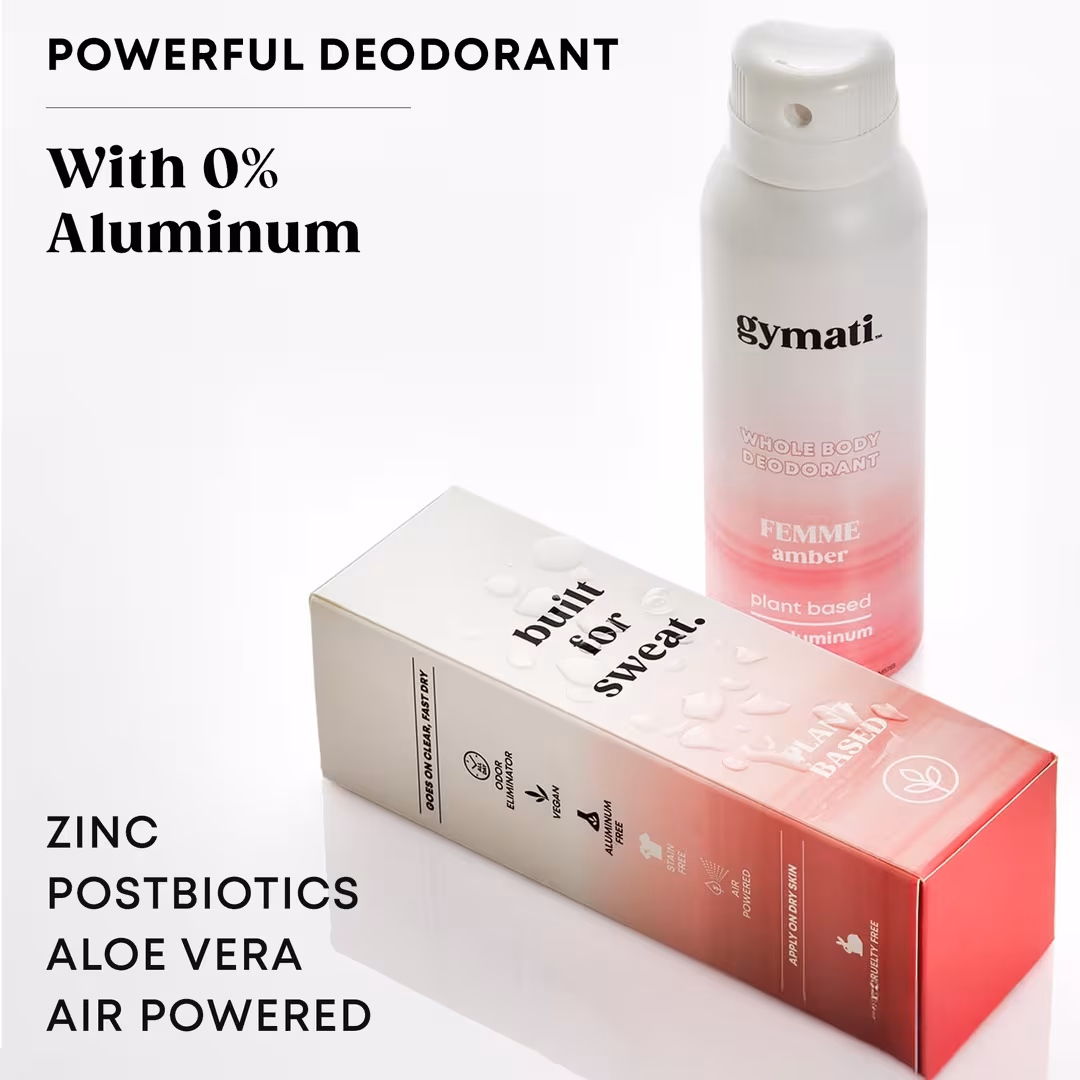 Gymati  Femme Amber Whole Body Deodorant Spray