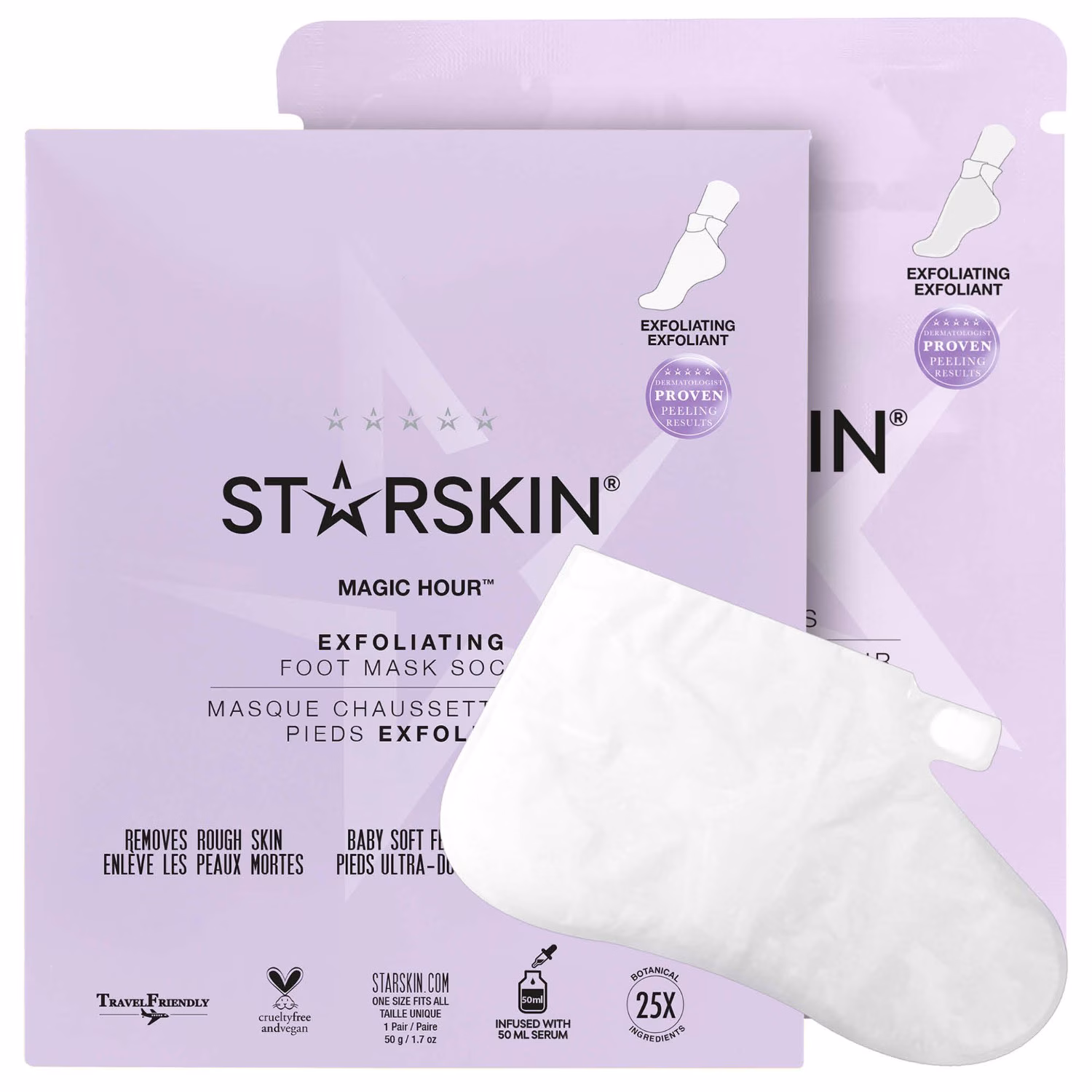 Magic Hour™ Exfoliating Double-Layer Foot Mask Sock