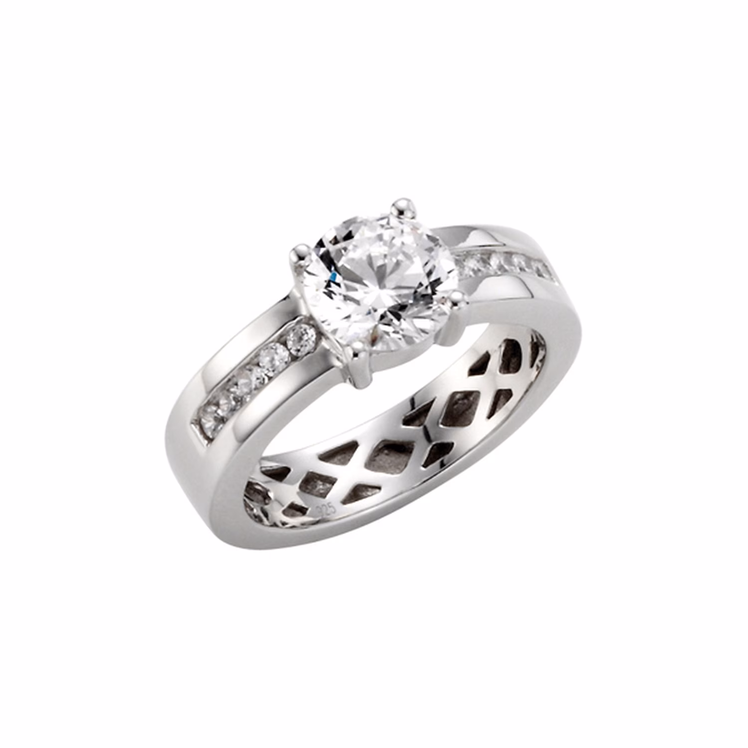 Ring Zirkonia, Silber 925