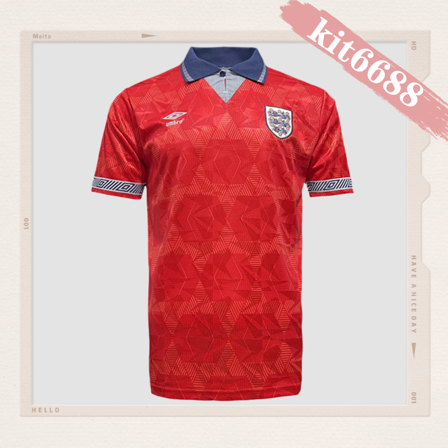 1990 England Away Retro Football Shirt
