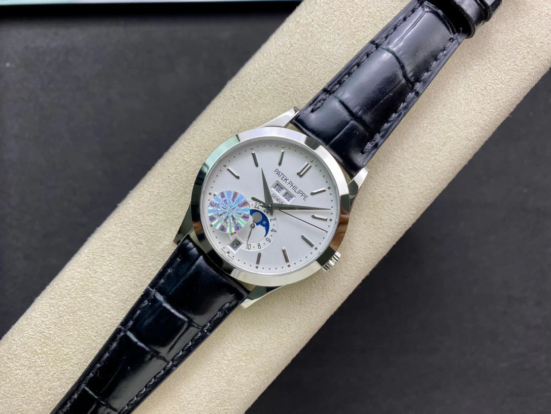 PATEK Watch Annual Calendar 38.5mm White Dial