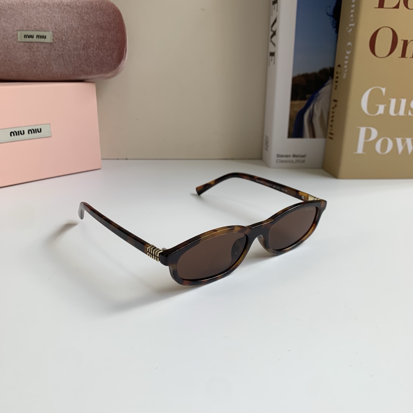 Miu Miu Oval Cat-Eye Sunglasses