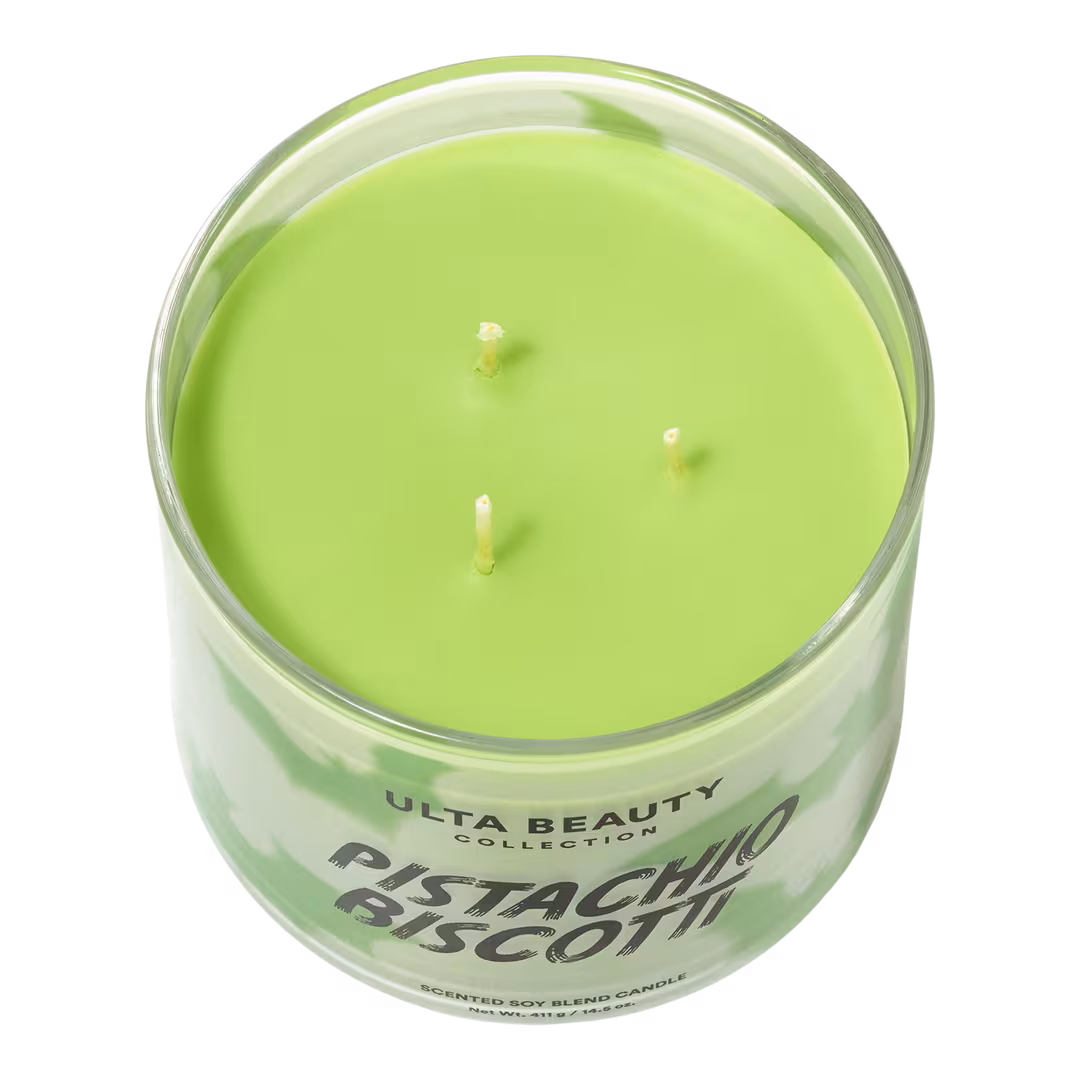 ULTA Beauty Collection  Pistachio Biscotti 3-Wick Candle