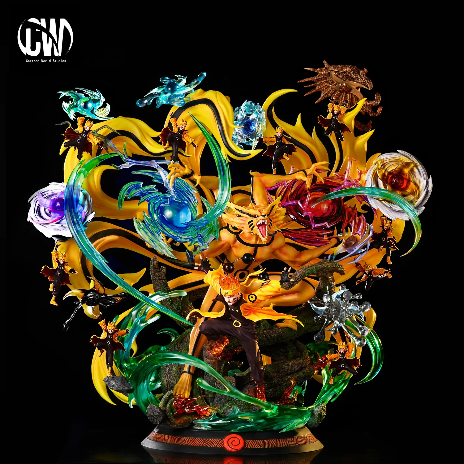 Naruto - Cw Studios Uchiha Sasuke + Uzumaki Naruto Exclusive