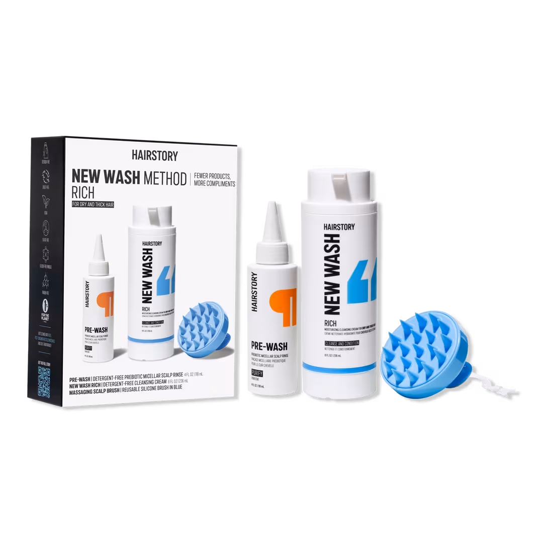 Hairstory  New Wash Method Rich Cleansing & Conditioning Kit