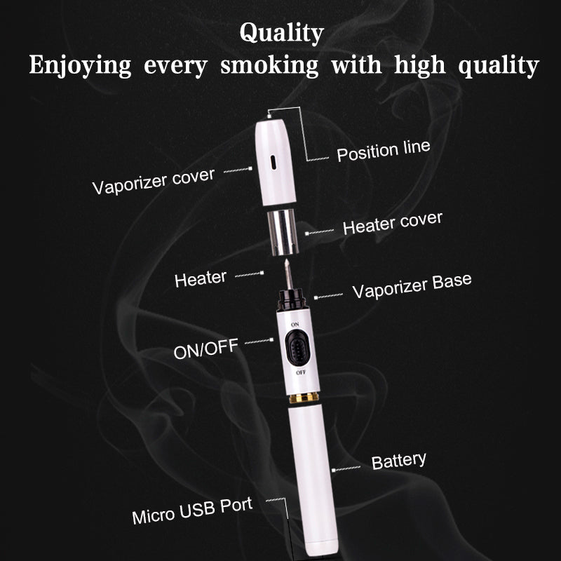 GXG Push Heat Not Burn Vape Pen Kit 650mAh