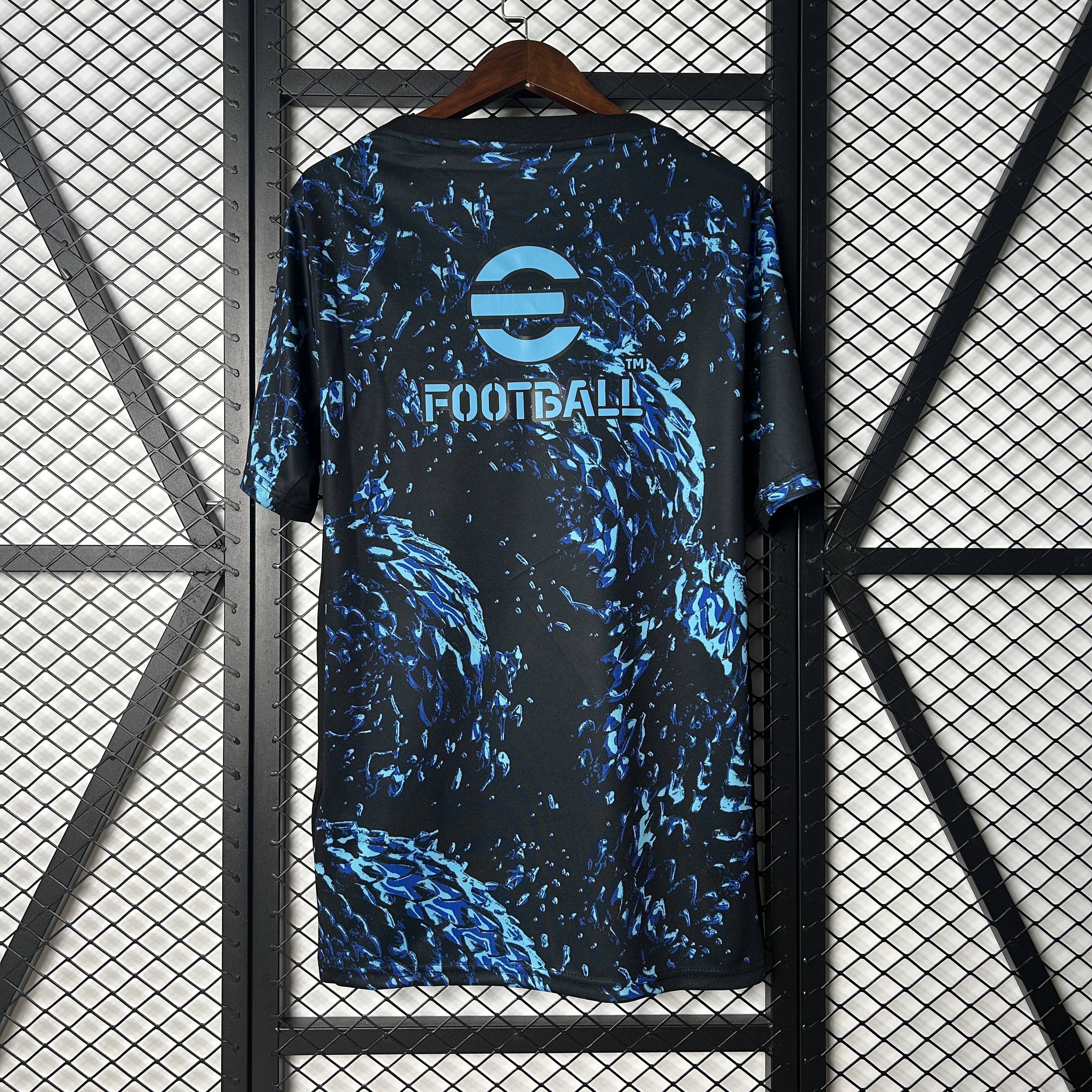 Inter Milan Blue Scale Pattern Man Jersey 25/26