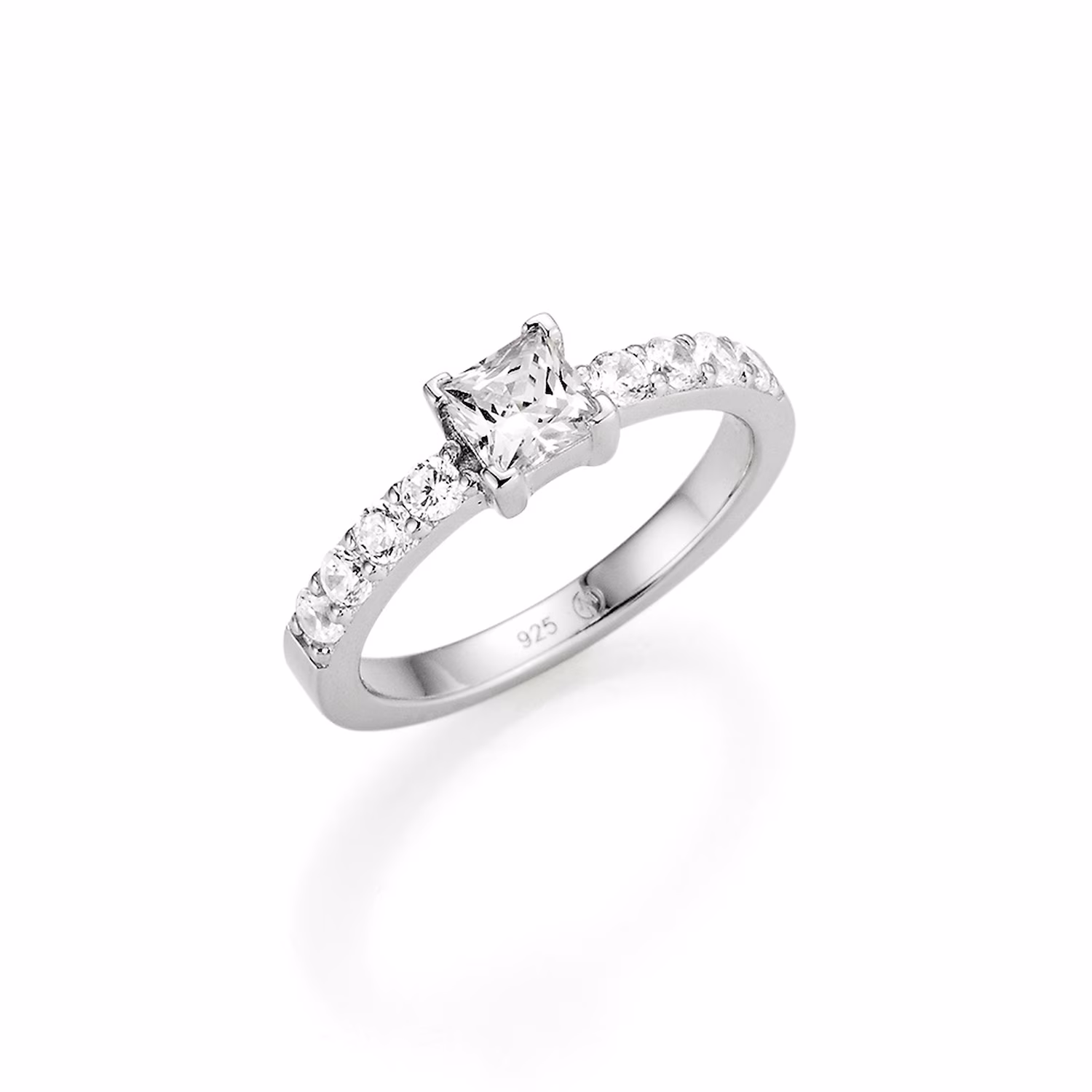 Ring Zirkonia, Silber 925
