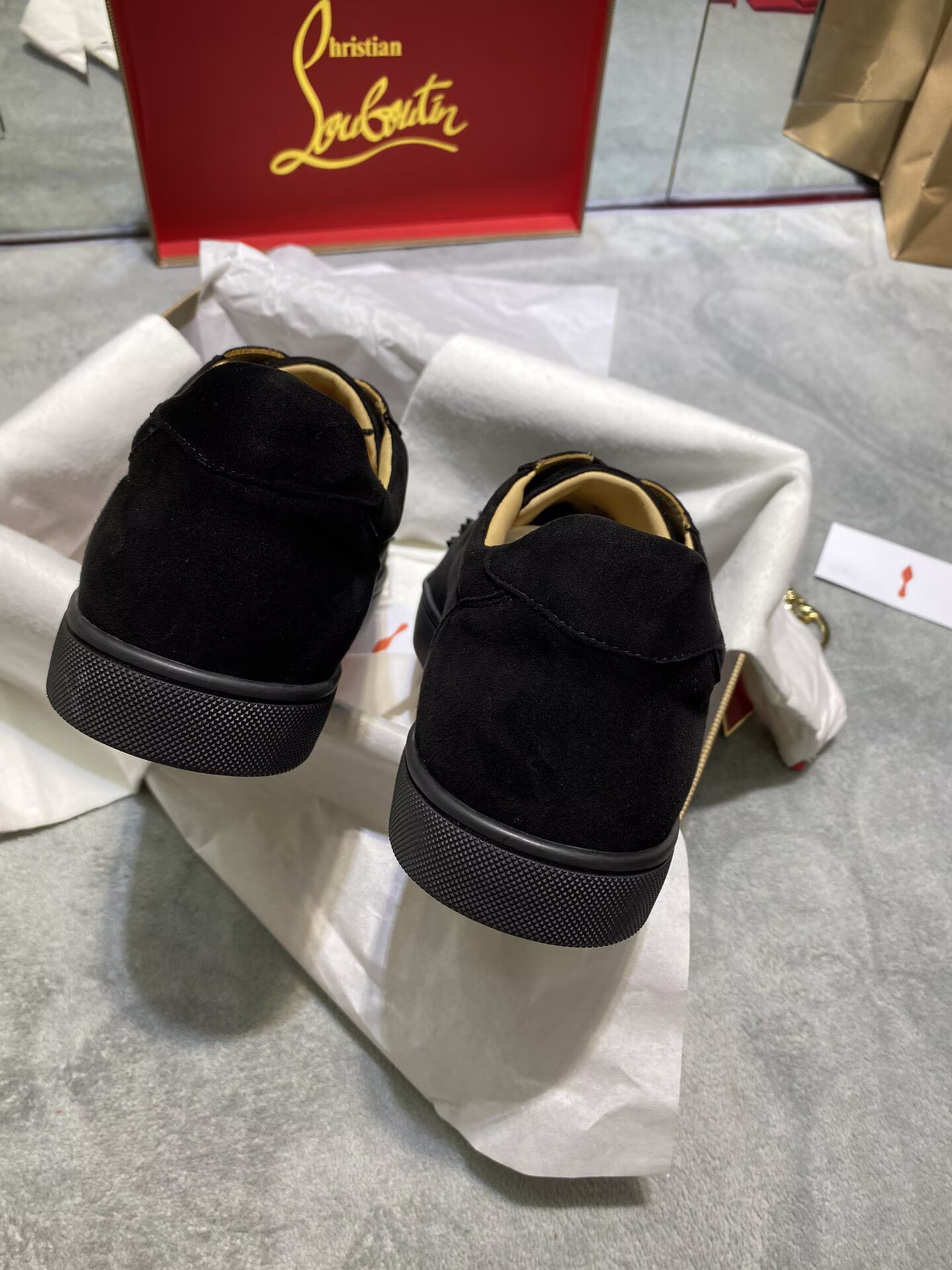 Christian Louboutin Louis Junior Spikes - CCSHOES