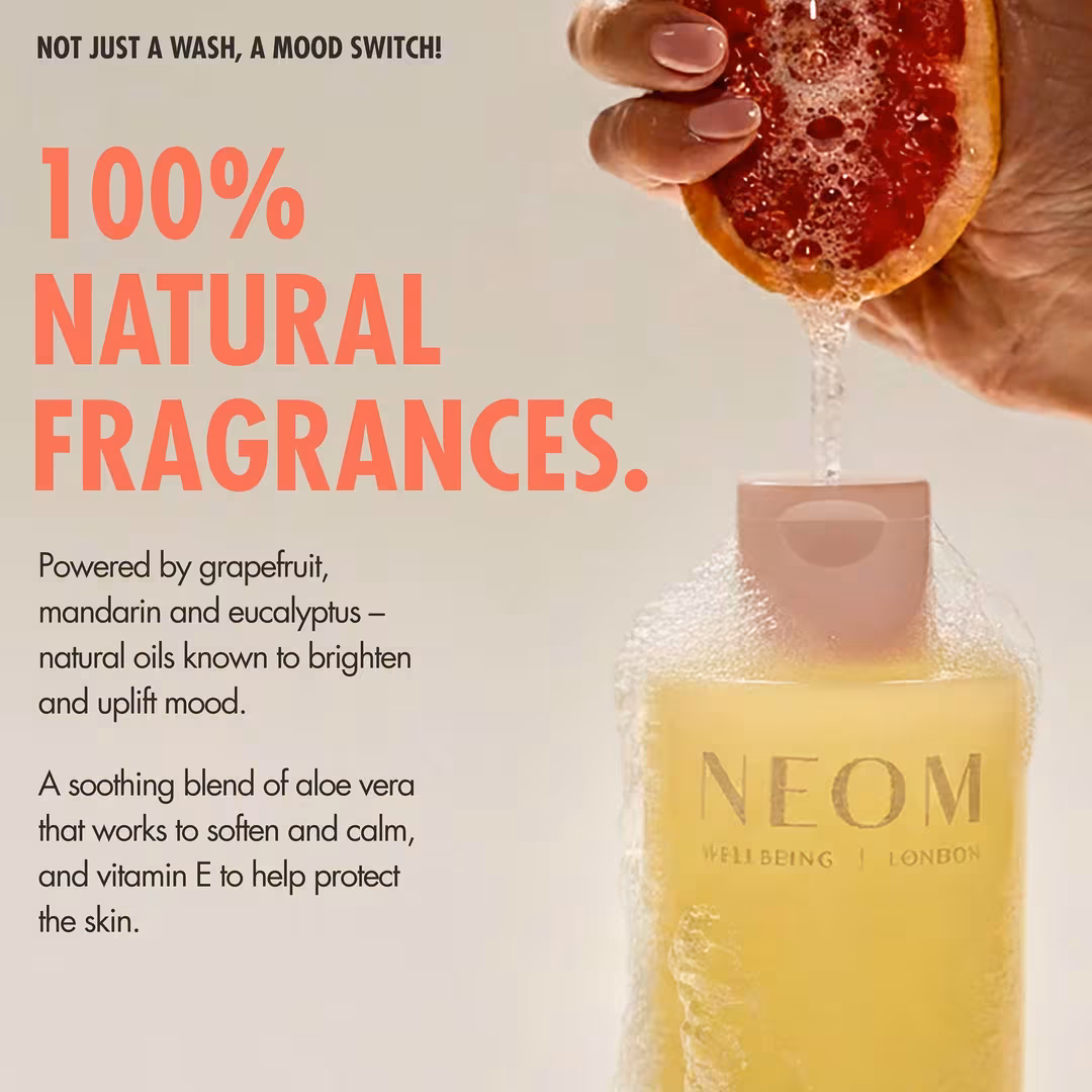 NEOM Wellbeing  Squeeze The Day Body Wash
