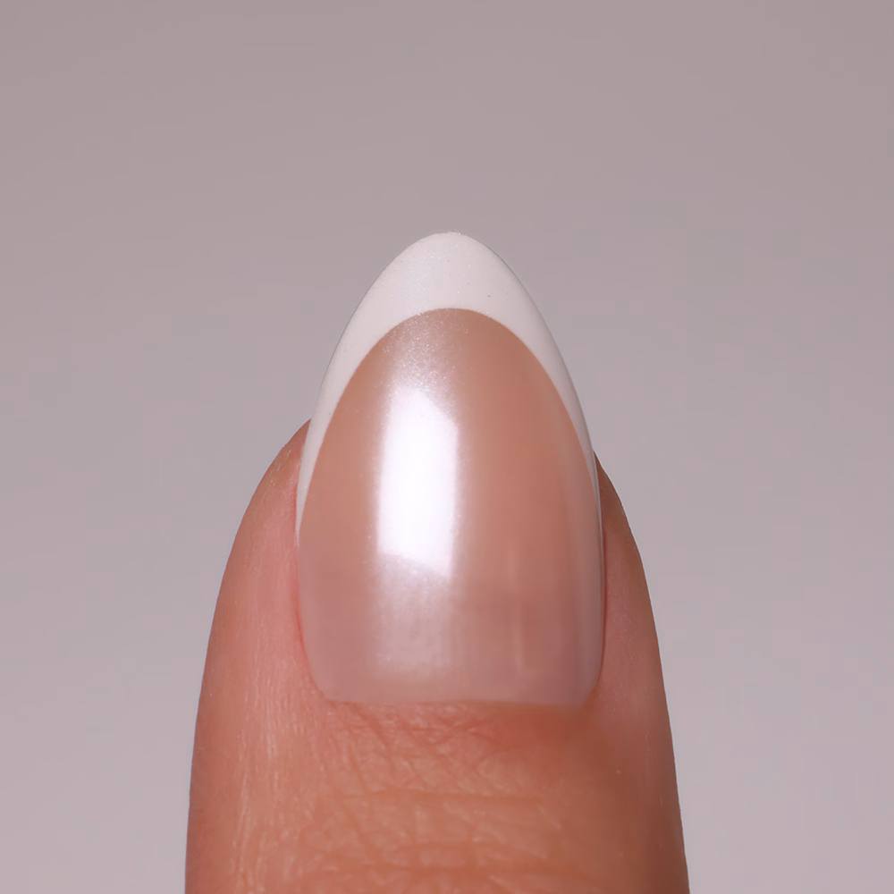 Glazed French Almond Softgel Press On Nails