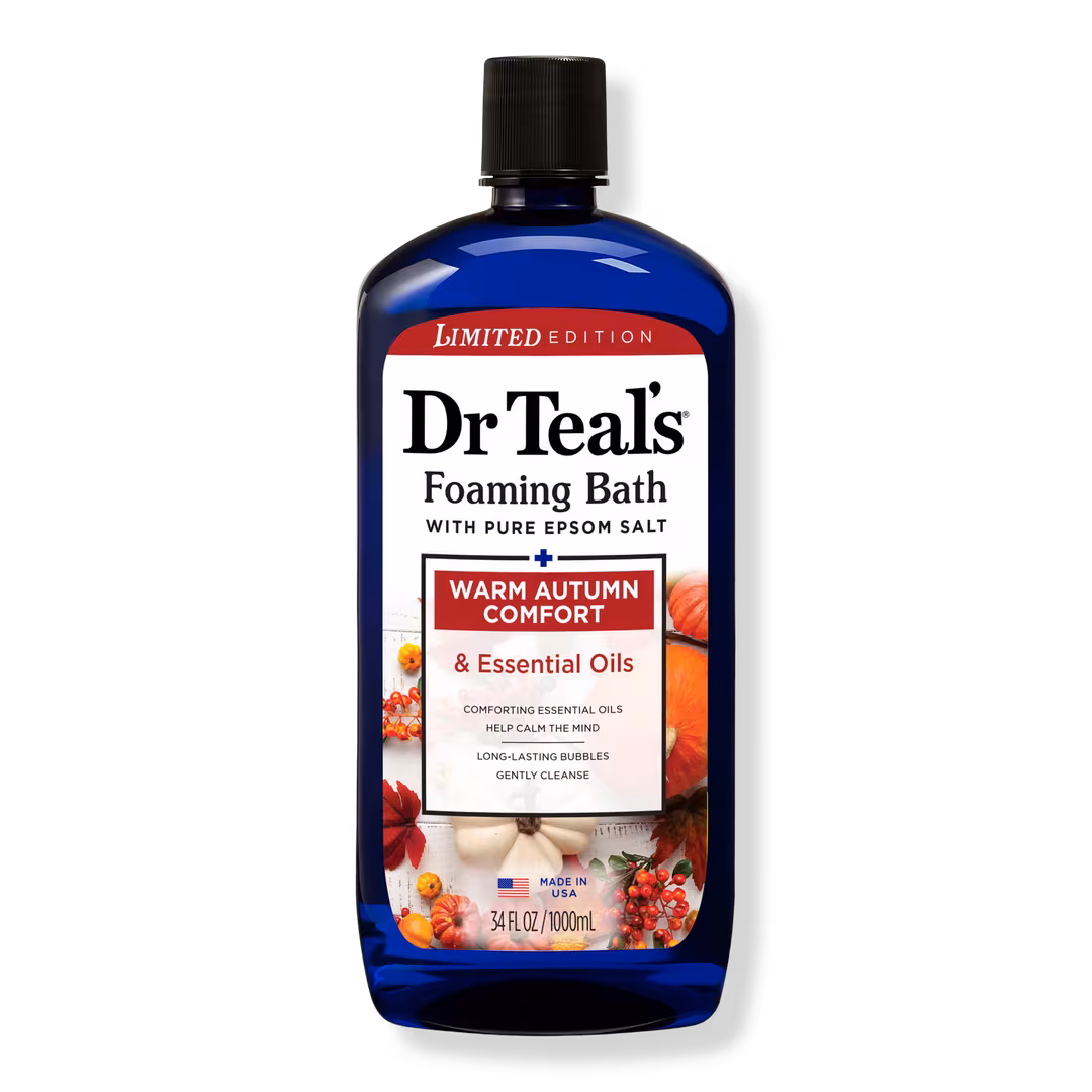 Dr Teal's  Warm Autumn Comfort Foaming Bath with Pure Epsom Salt