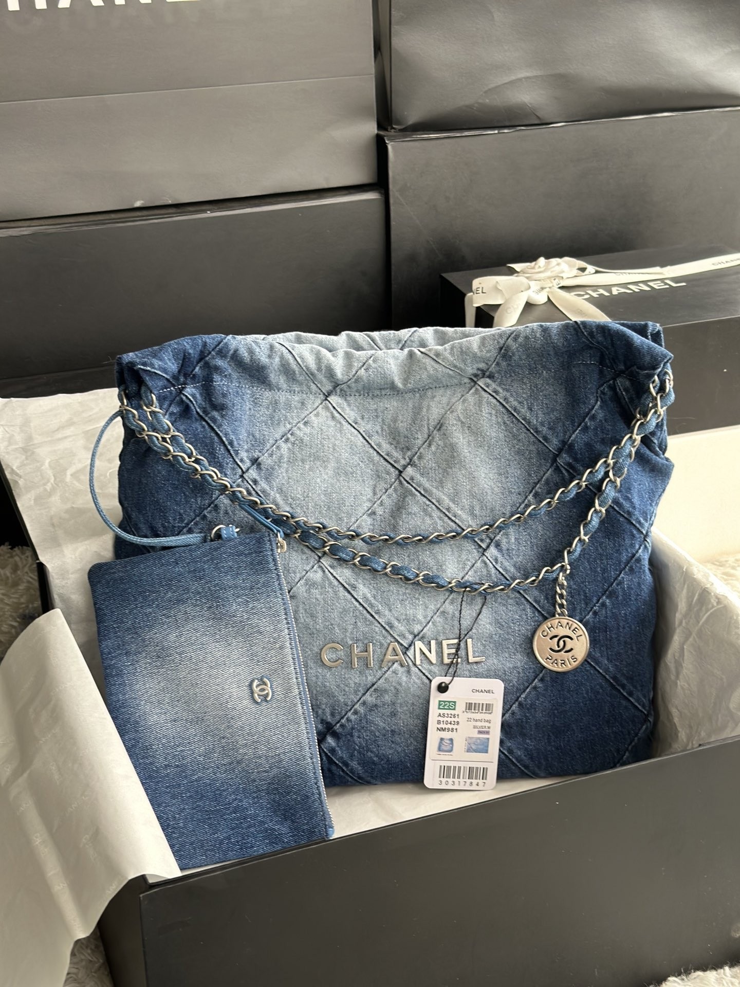 Chanel 23P Denim Bag