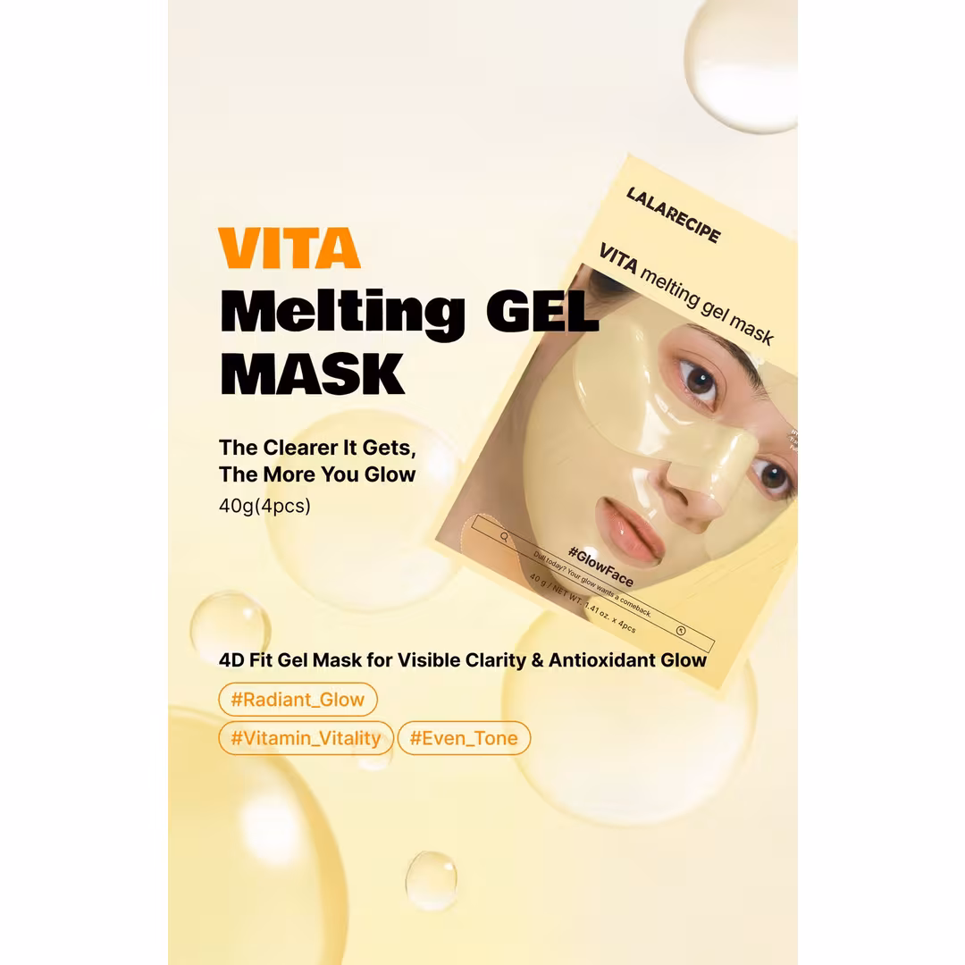 LALARECIPE  Vita C Melting Gel Mask - Set of 4