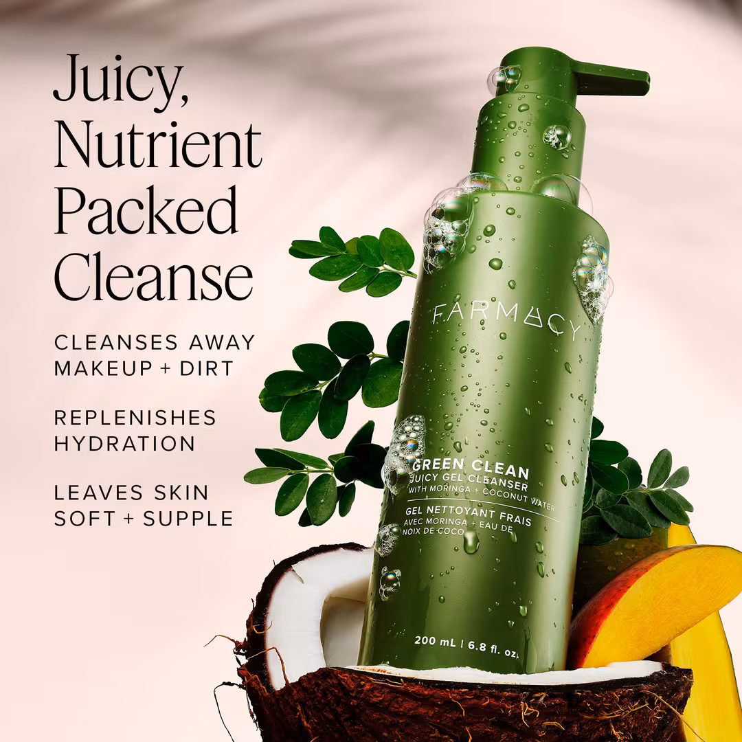 FARMACY  Green Clean Juicy Gel Cleanser