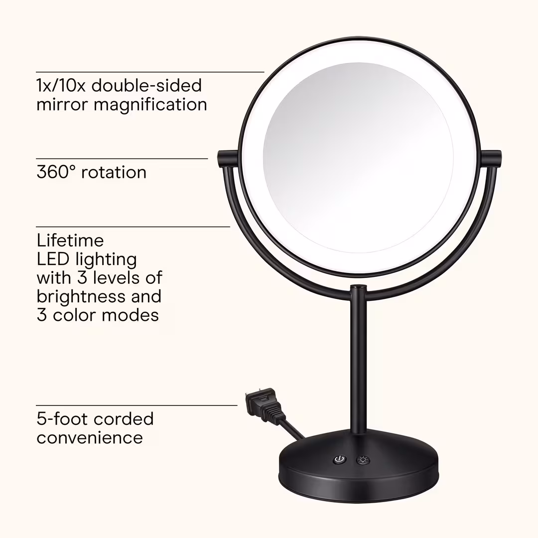 Conair  Halo Double-Sided Lighted Makeup Mirror