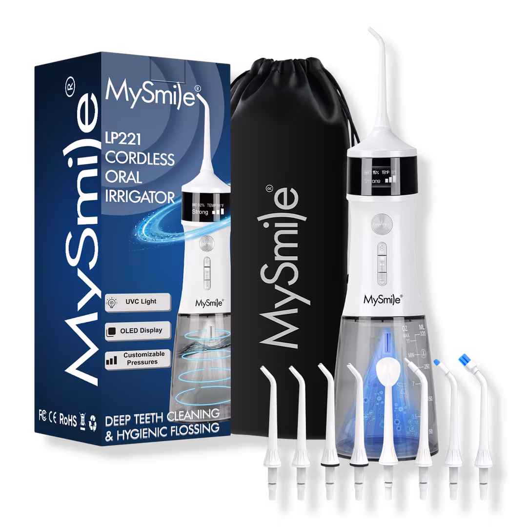MySmile  LP221 Cordless Professional Water Flosser with UVC Sterilizable