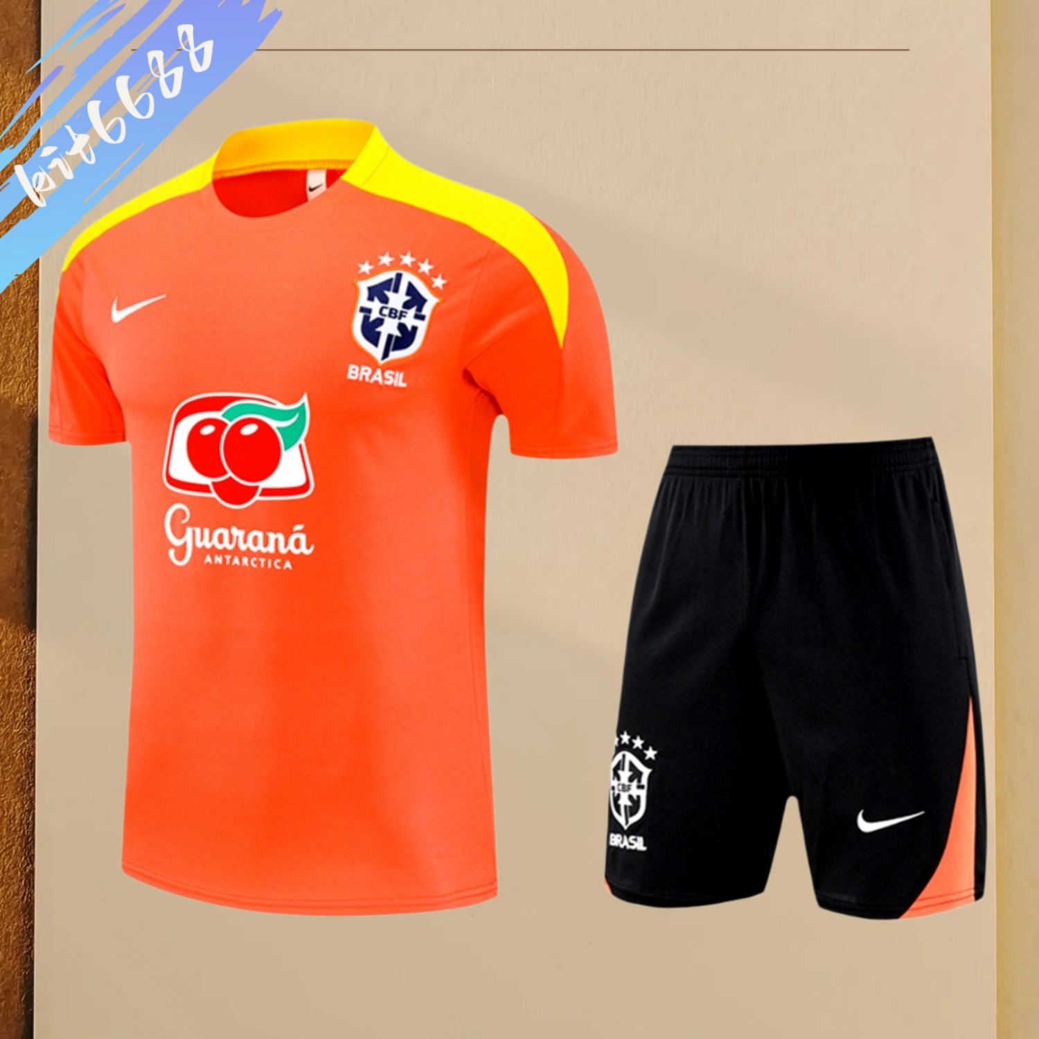 2025/2026 Brazil Short Sleeve Training Kit (Kids Kit)