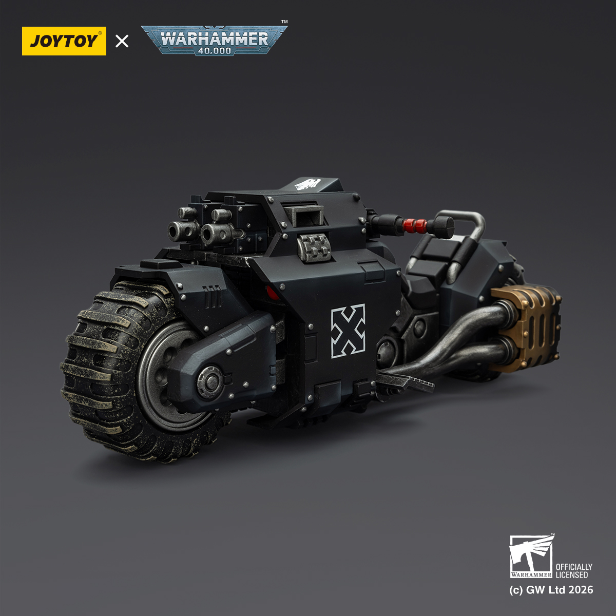 JOYTOY  Warhammer 40k 1: 18 Raider-pattern Combat Bike - JOYTOY WORLD