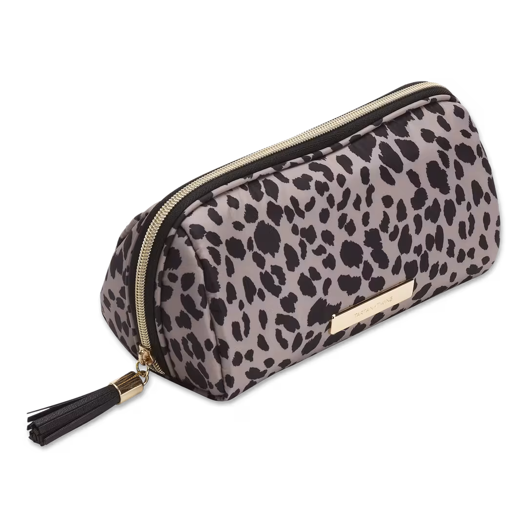 Tartan + Twine  Cheetah Charm Pencil Case