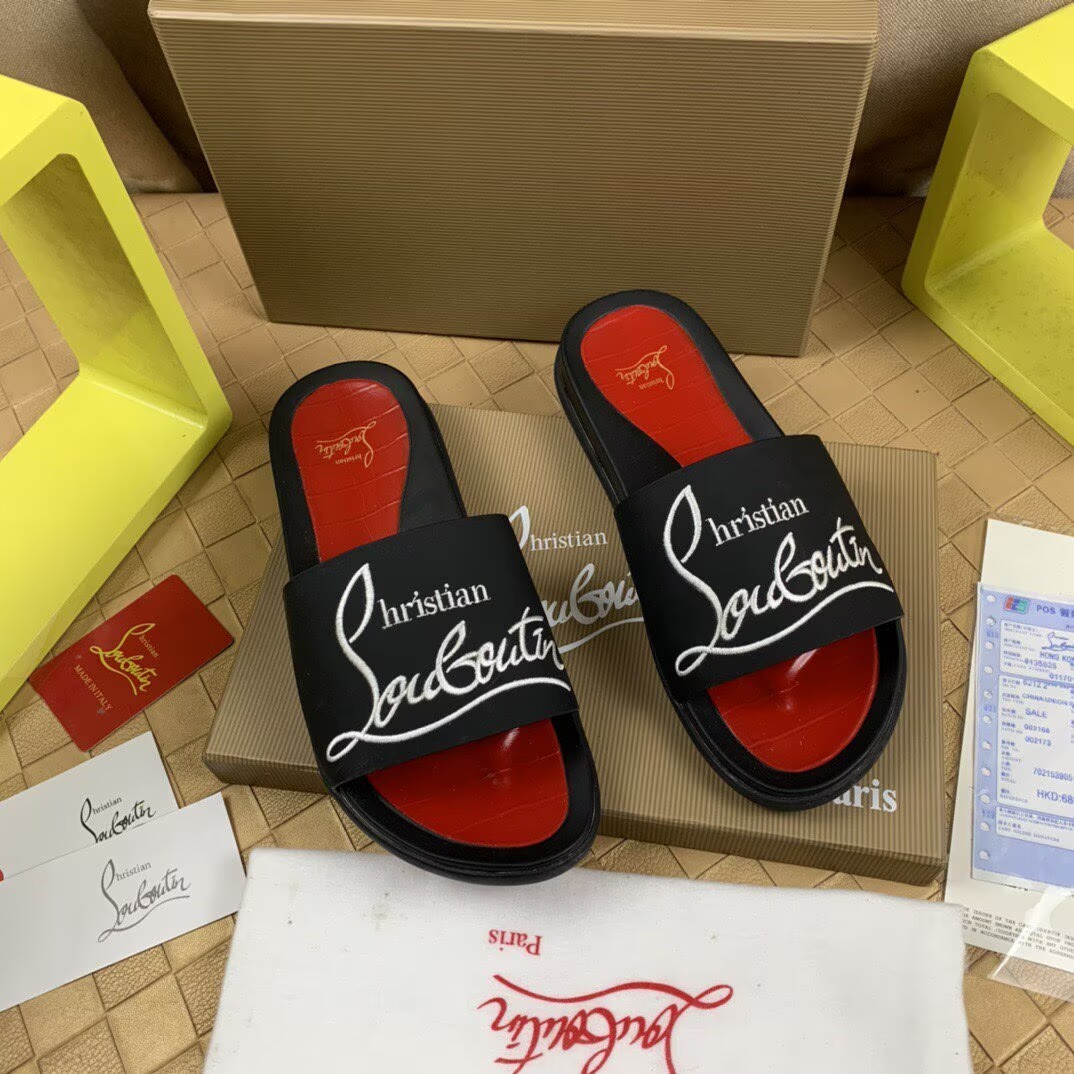 CHRISTIAN LOUBOUTIN SLIPPERS - CCSHOES