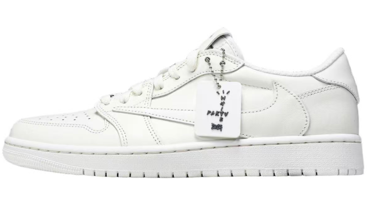 Travis Scott x Air Jordan 1 Retro Low OG White Party - beetsneakers