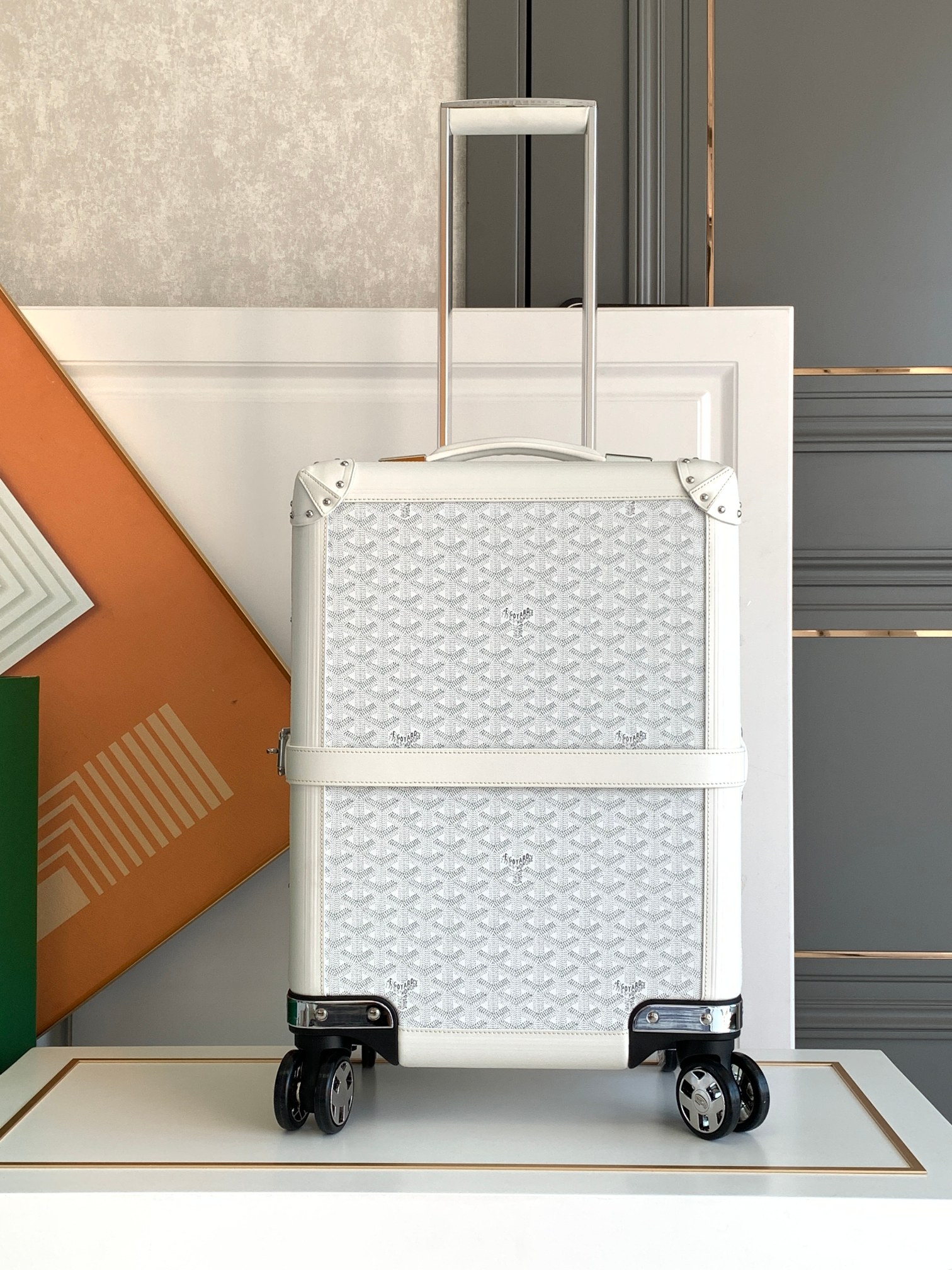 Goyard classic print trolley case
