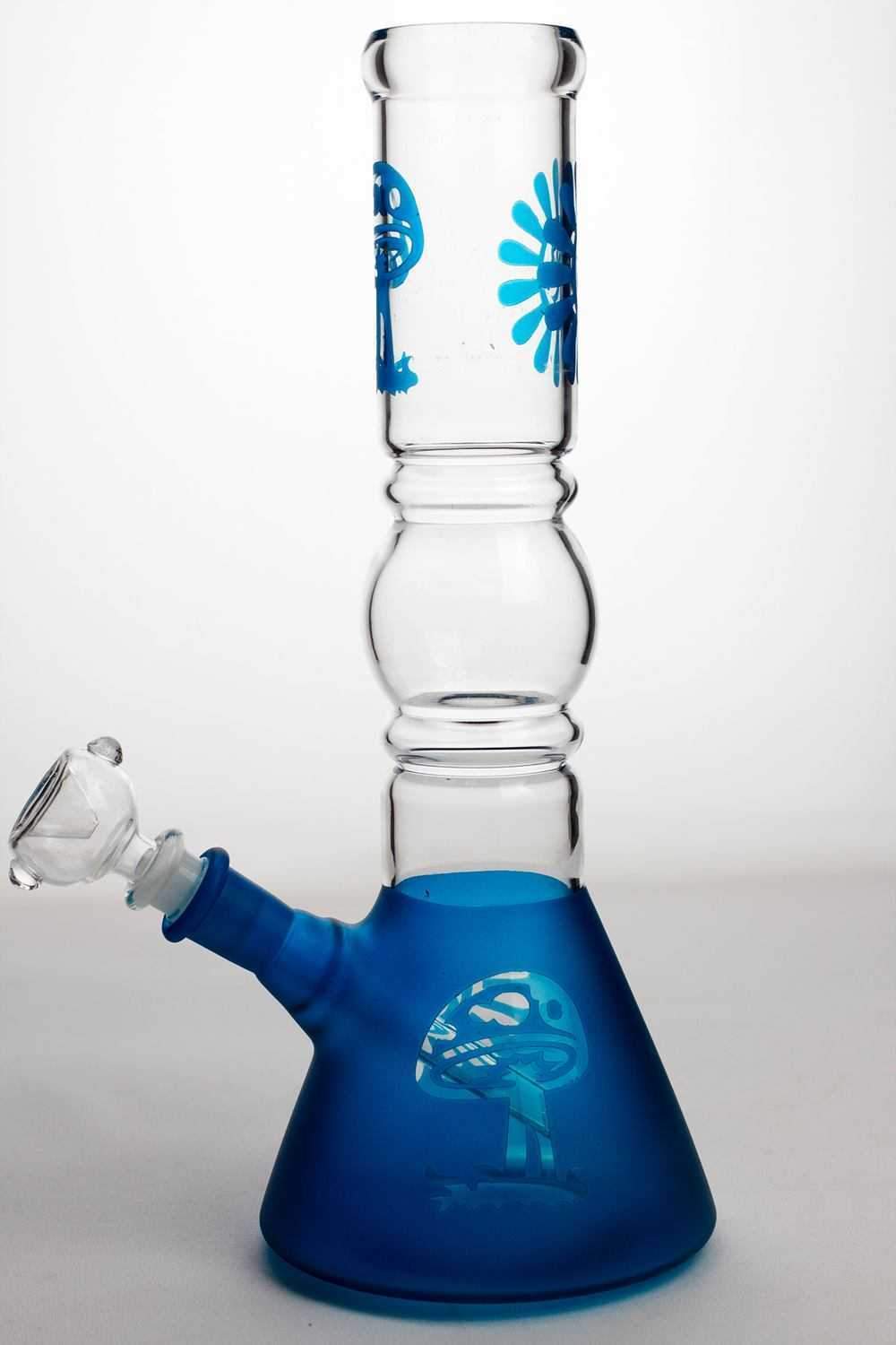 12 Color Coated Glass Water Bong