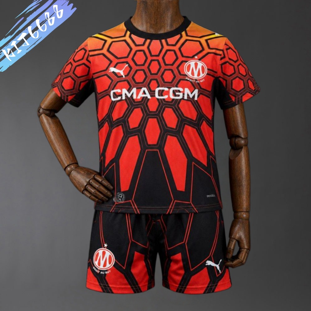 2026/2027 Marseille Goalkeeper Football Shirt (Adult Kids Kit socks )