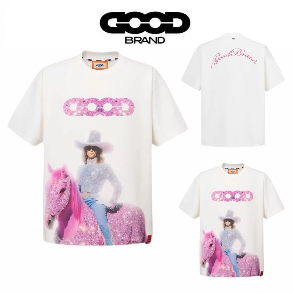 Goodbrand Pink Glitter Cowboy & Horse T-Shirt