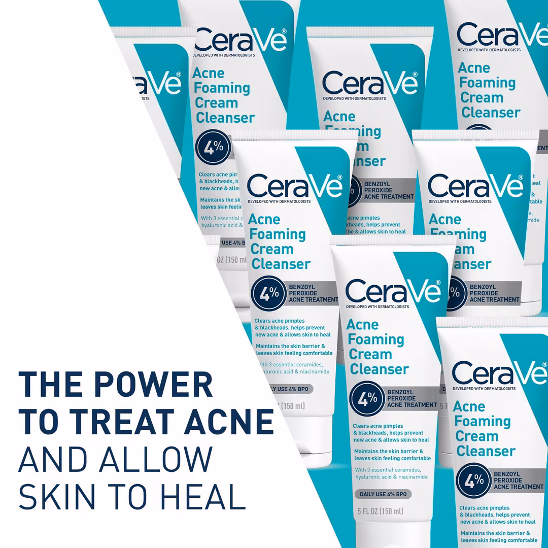 CeraVe  Acne Foaming Cream Cleanser
