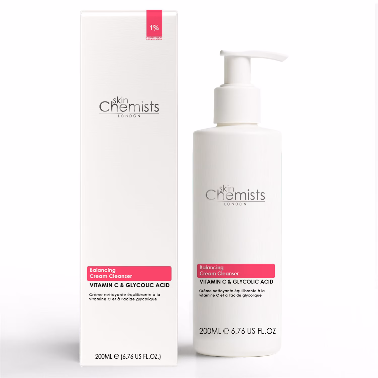 Ausgleichender Vitamin C & Glykolsäure Creme-Reiniger