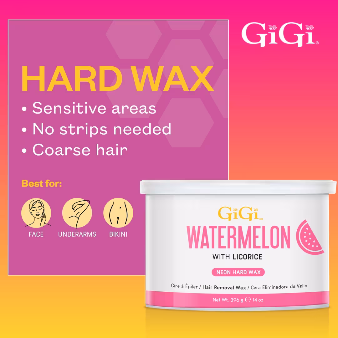 Gigi  Watermelon with Licorice Neon Hard Wax