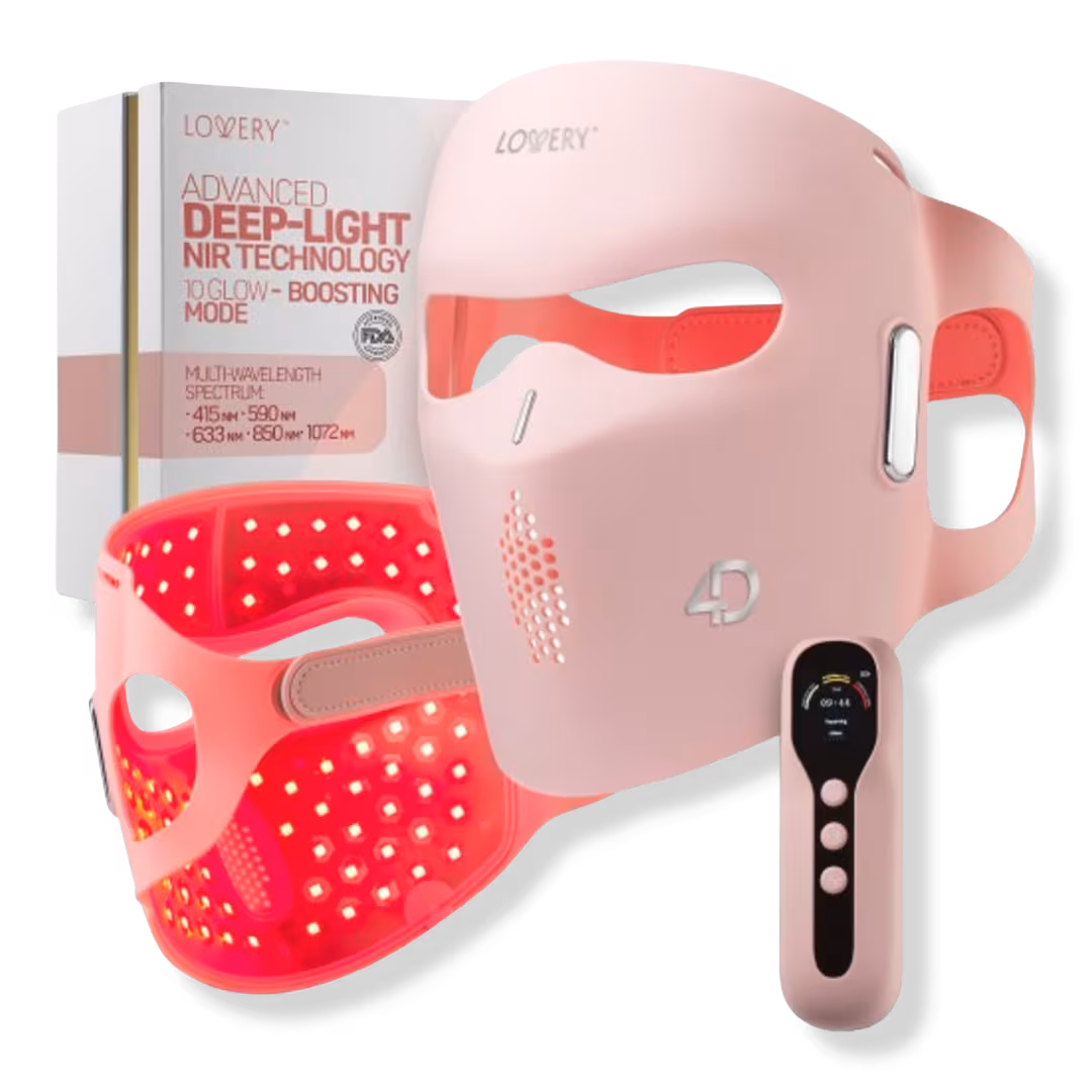 Lovery  4D LED Light Therapy Face Mask Medical Grade Silicone