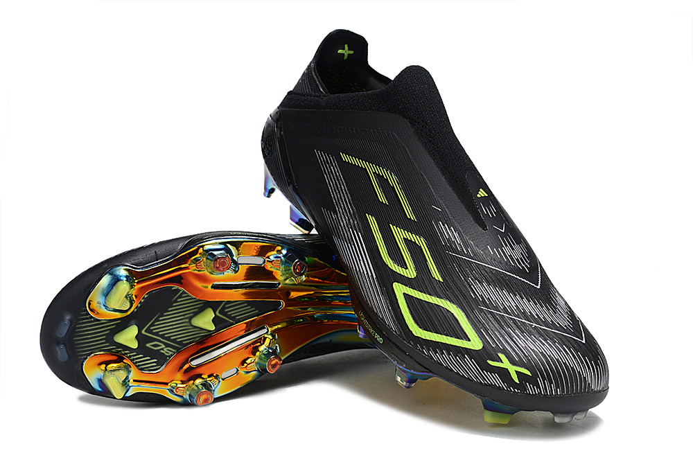 A F50 Low-top Waterproof Football Shoes Without Shoelaces