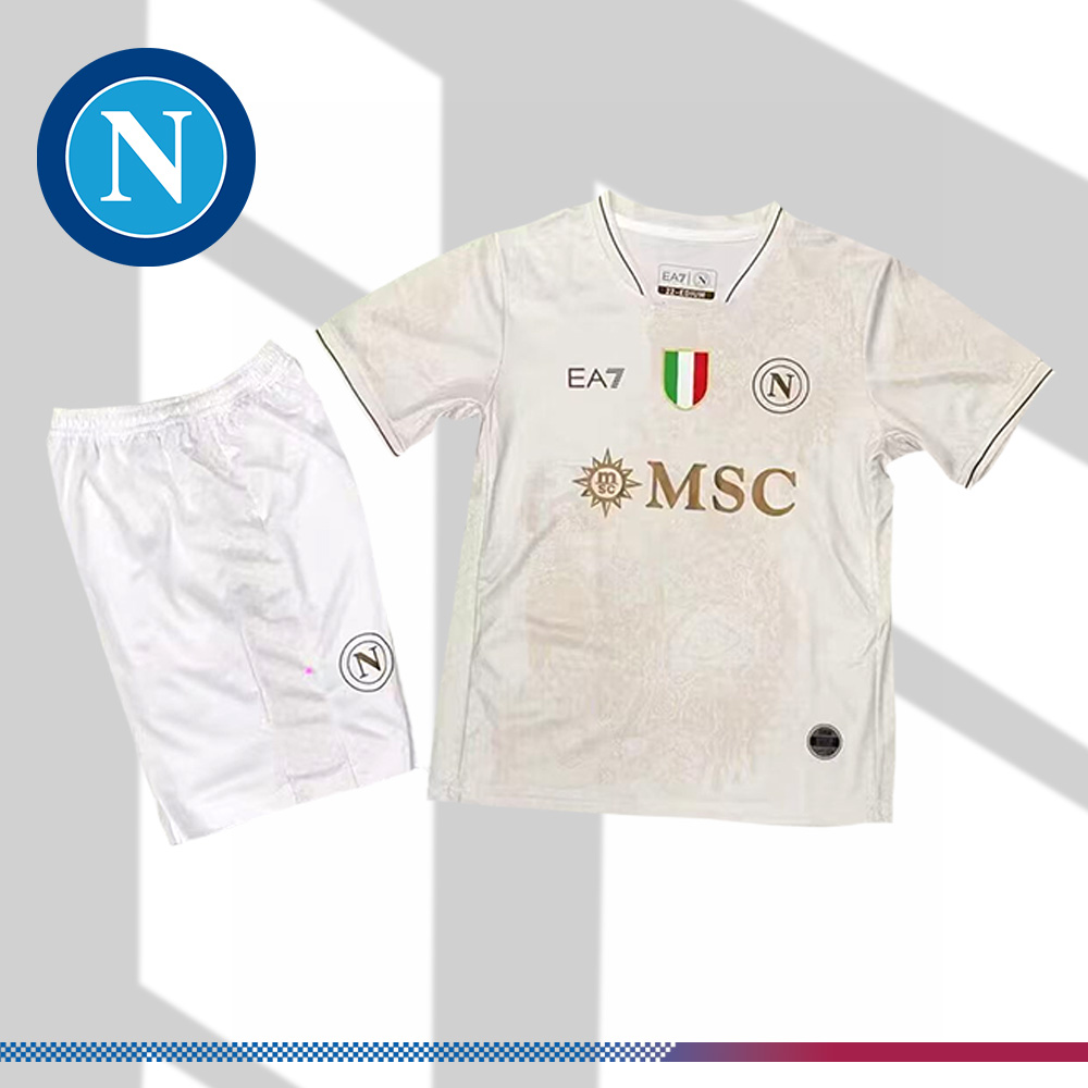 2025/2026 Napoli Away Football Shirt (Kids Kit socks)