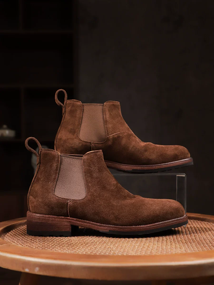 Chelsea men's boots hand-washed Martin boots