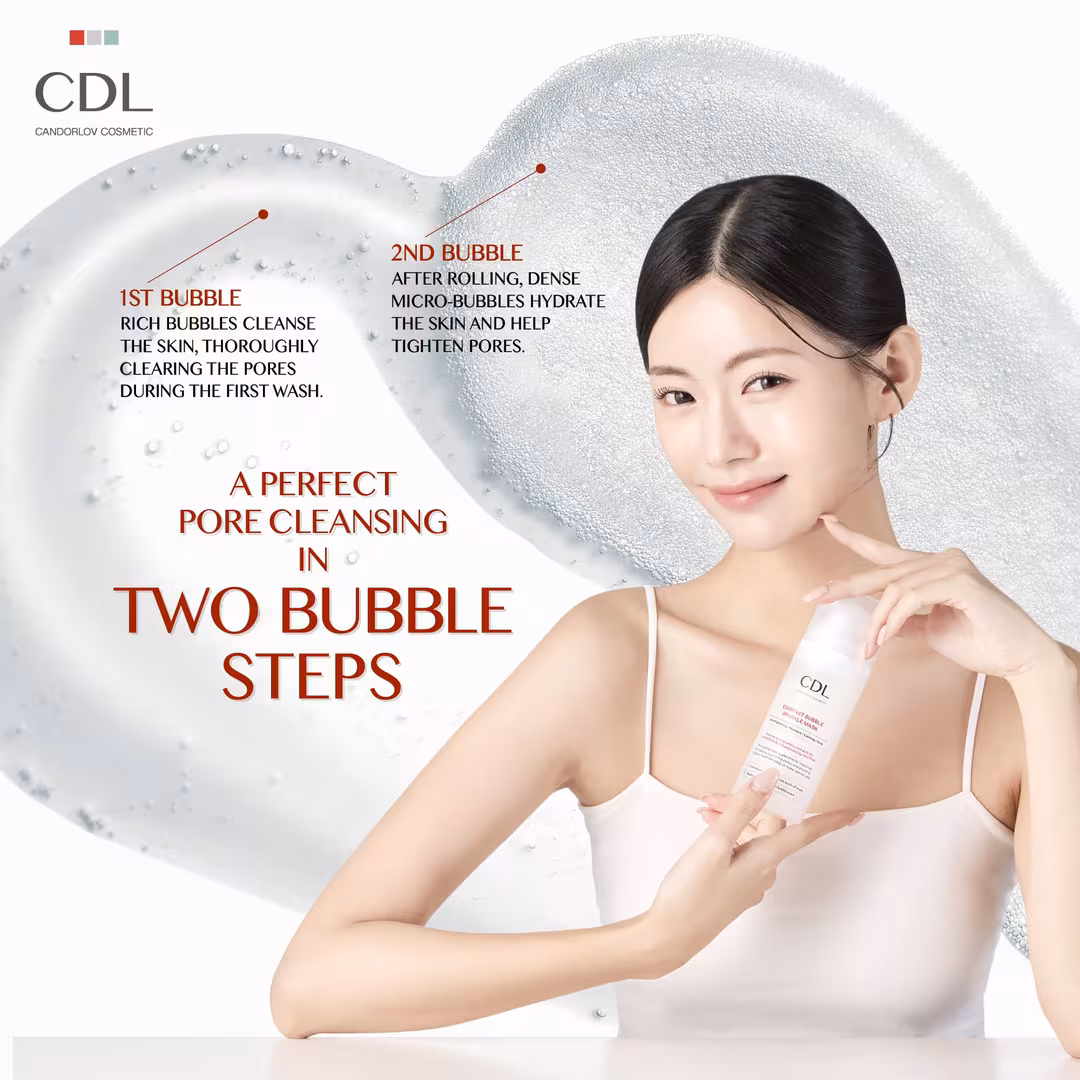 Candorlov  Pore Tightening Bubble Face Mask with Peptides & Panthenol