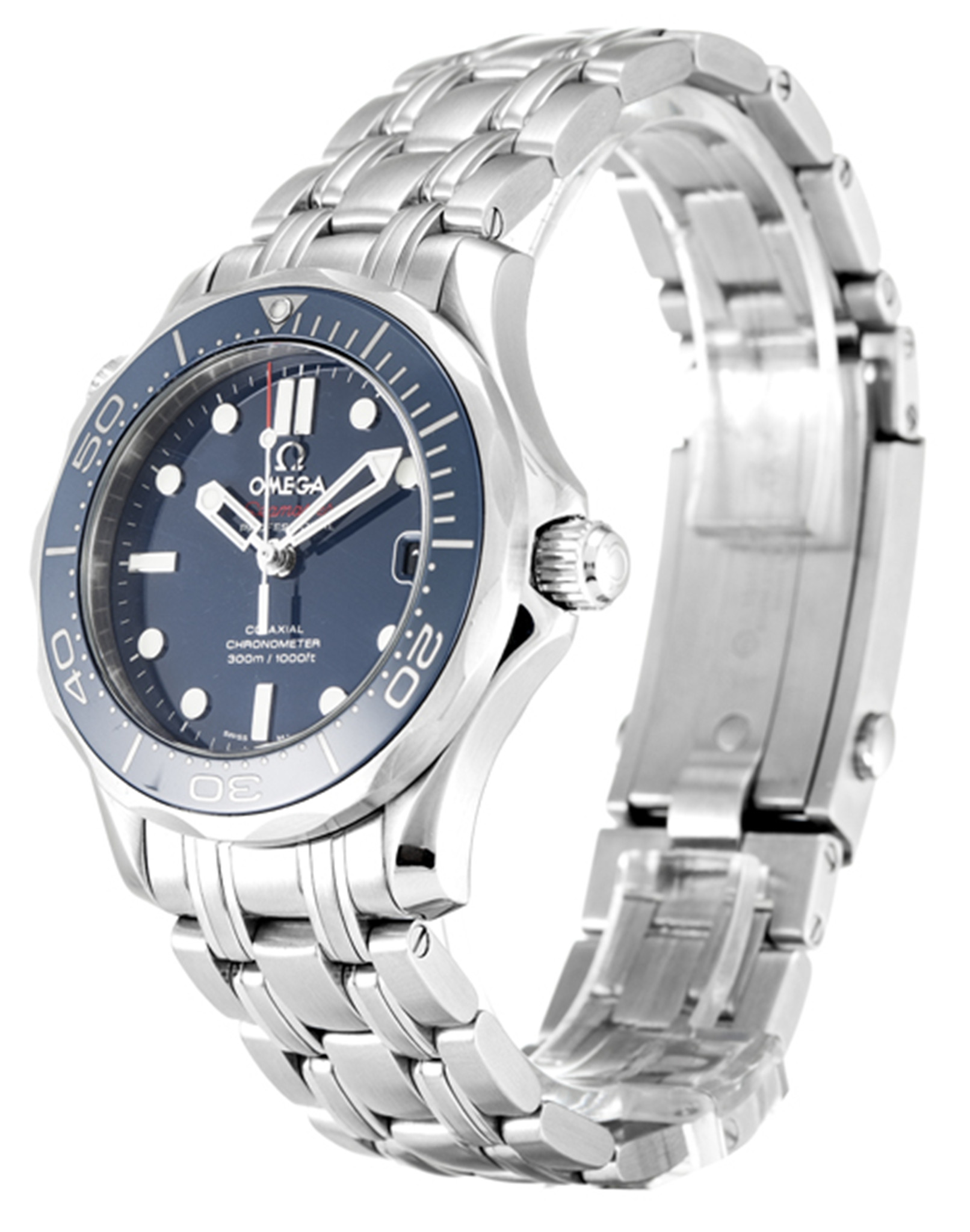 Replica Omega Seamaster 300m Blue Dial Stick Markers 212.30.36.20.03.001 41MM