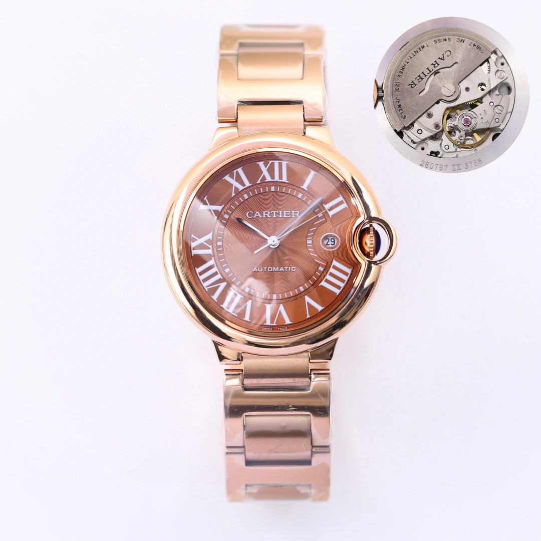 Cartier Watch BALLON BLEU DATE 42  PINK GOLD