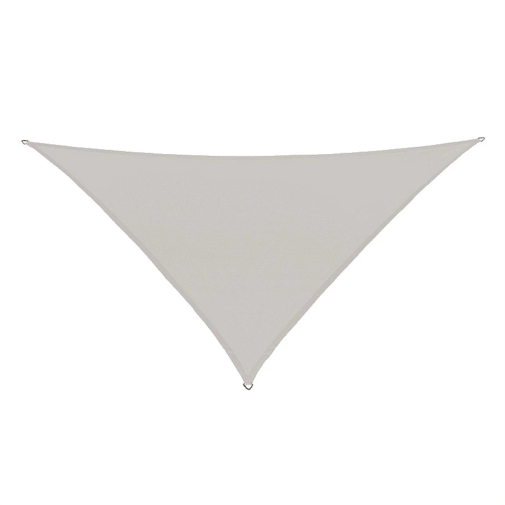 Coolaroo Premium Outdoor Sun Shade Sail with Hardware Kit 95% UV Block Protection for Backyard, Garden, Patio, 16'5" Triangle, Stone