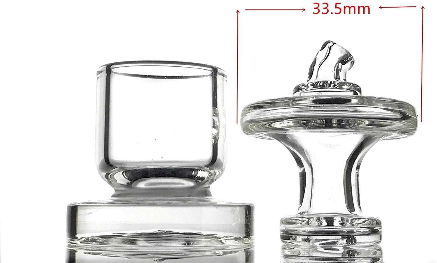 Clear Large Directional Snorkel UFO Carb Cap